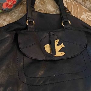 Black leather Marc Jacobs bag